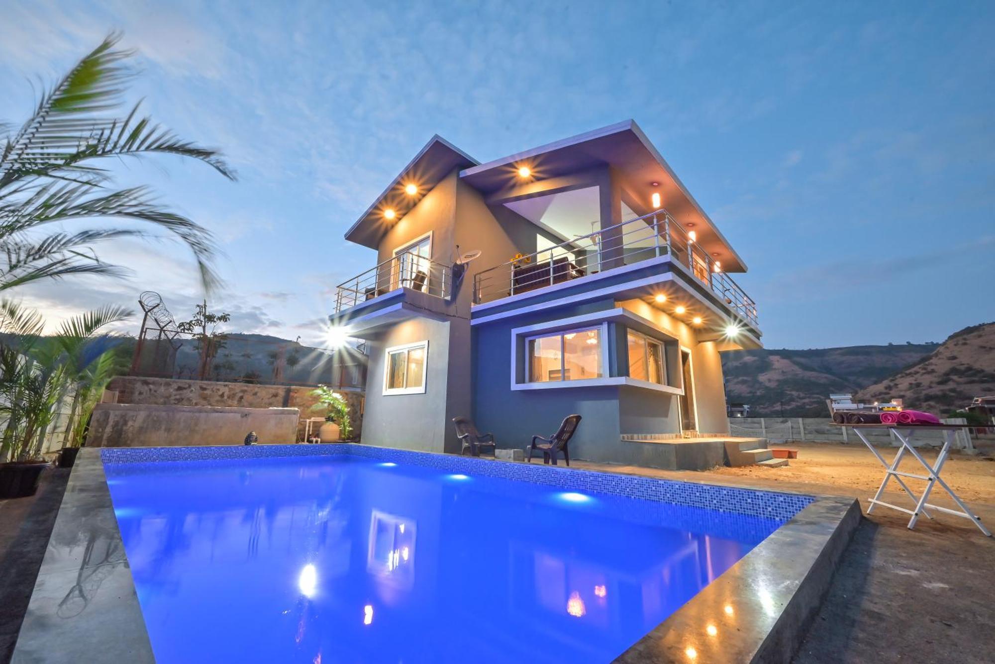 Empyrean Stay II Mirage Villa II Ac II 4Bhk II Largest Pool In Lonavala Li Exterior foto