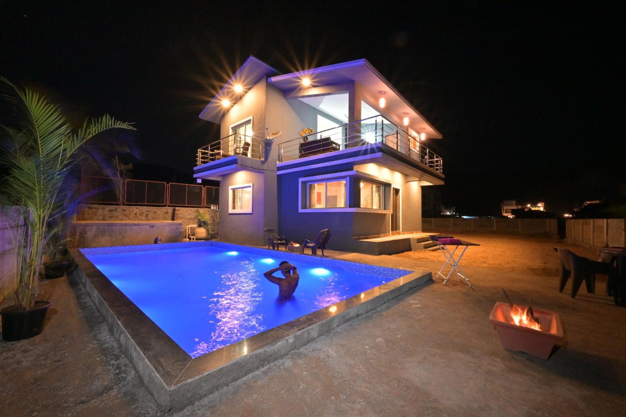 Empyrean Stay II Mirage Villa II Ac II 4Bhk II Largest Pool In Lonavala Li Exterior foto